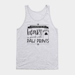 Heart Paw Prints Tank Top